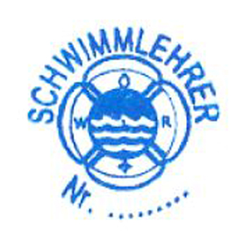 Rundsiegel für Schwimmlehrer